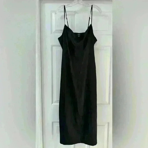 NEW AFRM | Katica‎ Satin Midi Slip Dress In Black Size Large - Picture 2 of 11